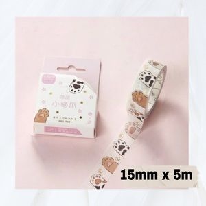 Washi tape paws set peel off tape